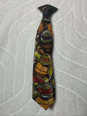 Teenage Mutant Ninja Turtles Cartoon Tie - Multicolor
